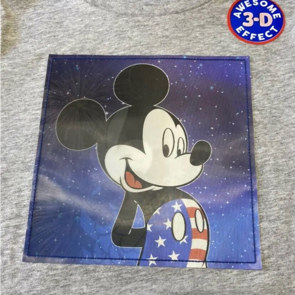 Mickey Mouse 3D hologram kids t shirt Disney short sleeve